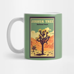 Joshua Tree National Park Vintage Travel Poster Mug